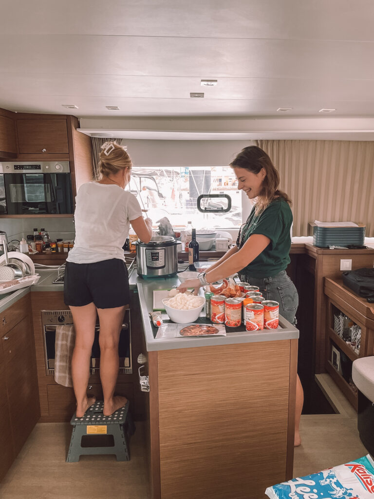 Navigating Provisions and Palates on the High Seas.