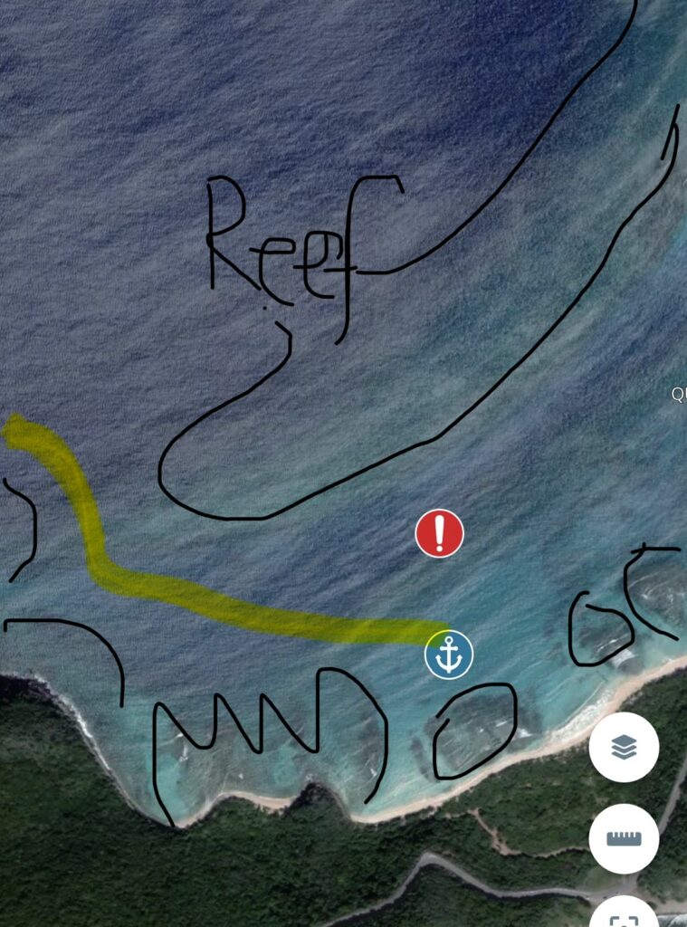 Savannah Bay BVI turquoise water